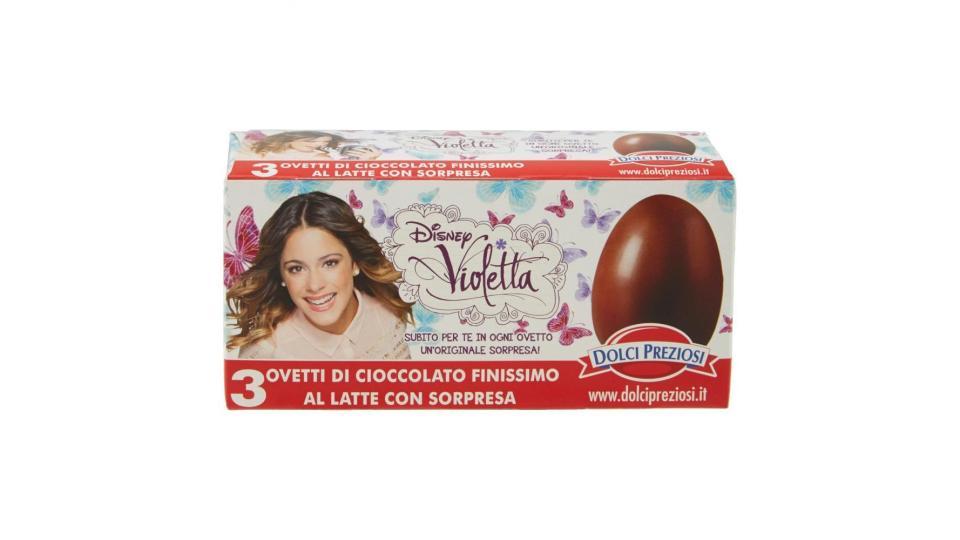 Dolci Preziosi Ovetti Di Cioccolato Finissimo Al Latte Con Sorpresa Disney Violetta