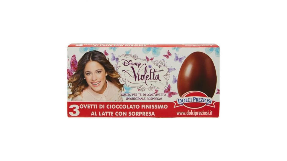 Dolci Preziosi Ovetti Di Cioccolato Finissimo Al Latte Con Sorpresa Disney Violetta