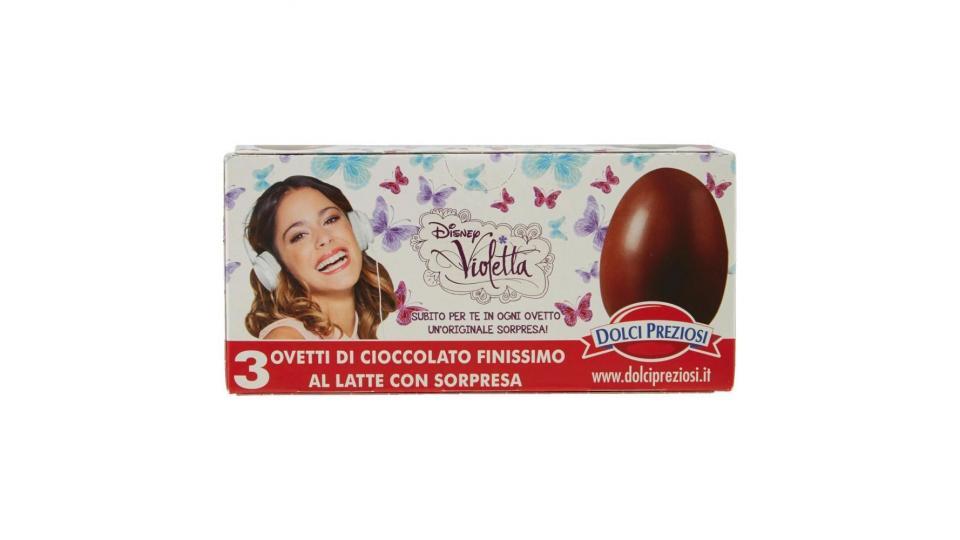 Dolci Preziosi Ovetti Di Cioccolato Finissimo Al Latte Con Sorpresa Disney Violetta