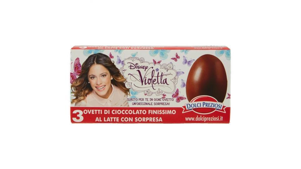 Dolci Preziosi Ovetti Di Cioccolato Finissimo Al Latte Con Sorpresa Disney Violetta