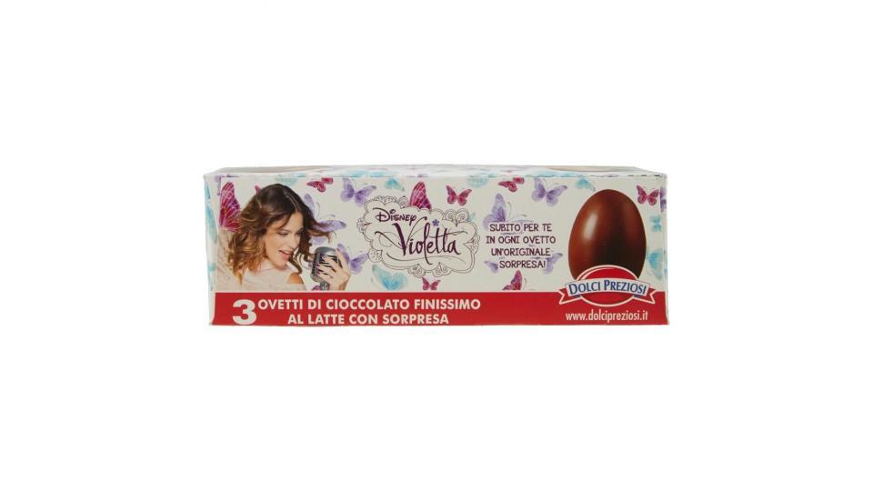 Dolci Preziosi Ovetti Di Cioccolato Finissimo Al Latte Con Sorpresa Disney Violetta