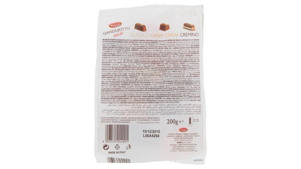 Witor's Gianduiotto Mix Classico, Crispy Cereal, Cremino