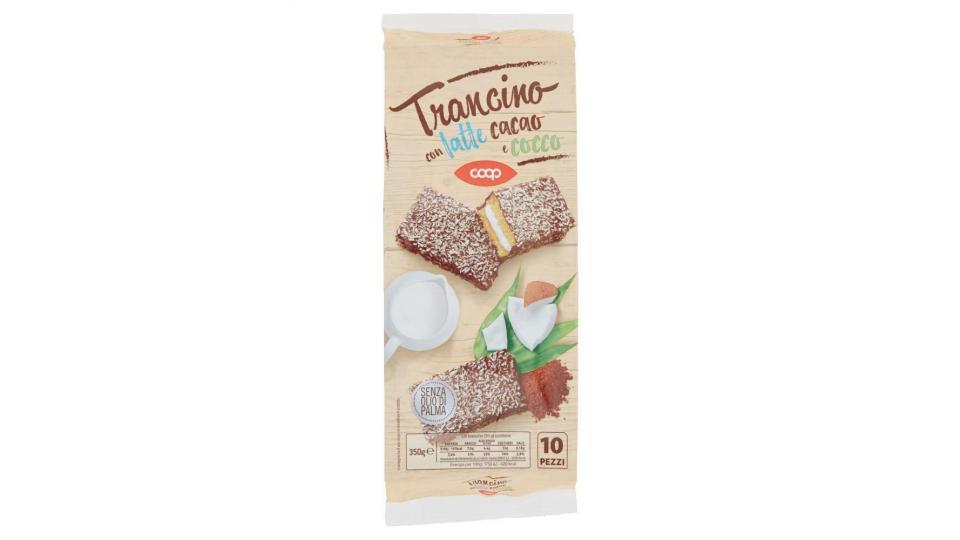 Trancino Con Latte Cacao E Cocco