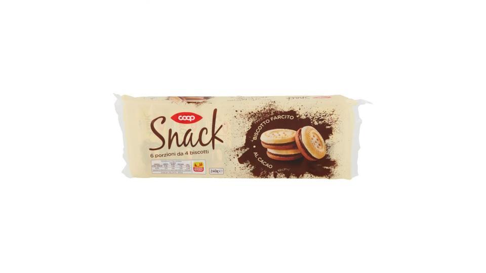 Snack Biscotto Farcito Al Cacao