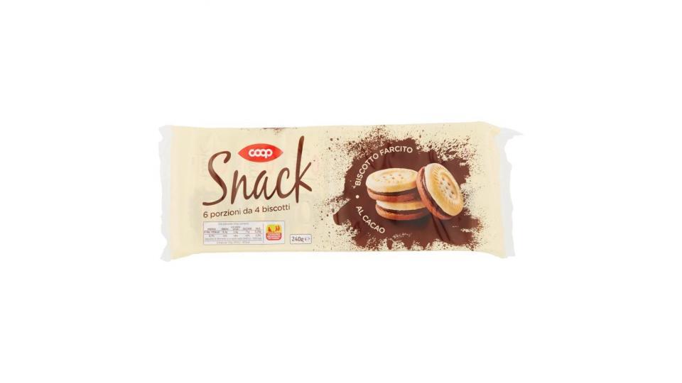 Snack Biscotto Farcito Al Cacao