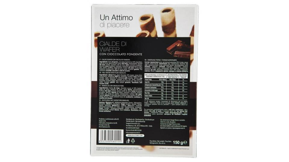 Un Attimo Cult Cialde Di Wafer Con Cioccolato Fondente