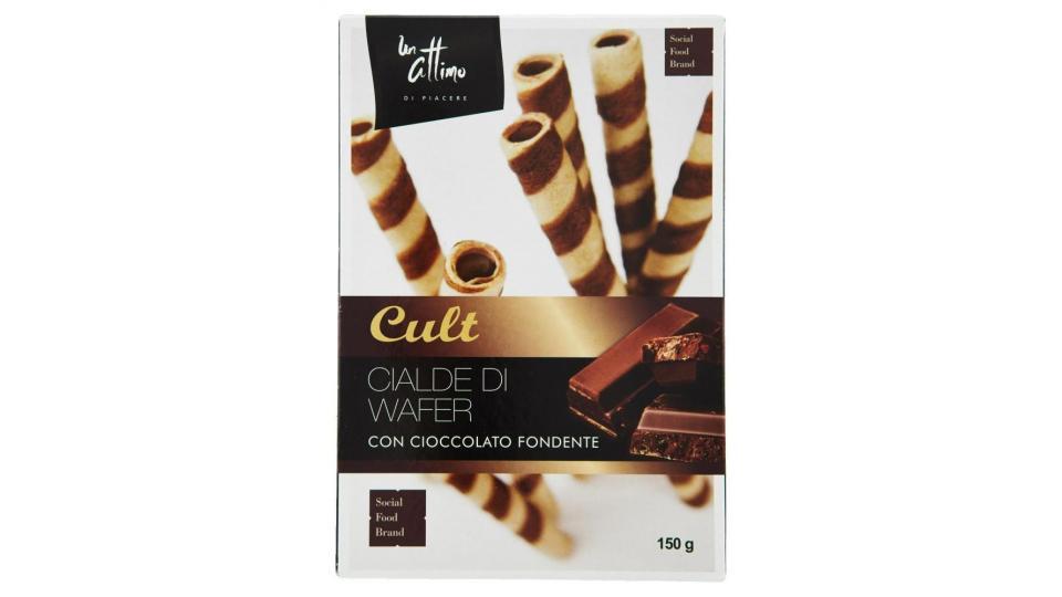 Un Attimo Cult Cialde Di Wafer Con Cioccolato Fondente
