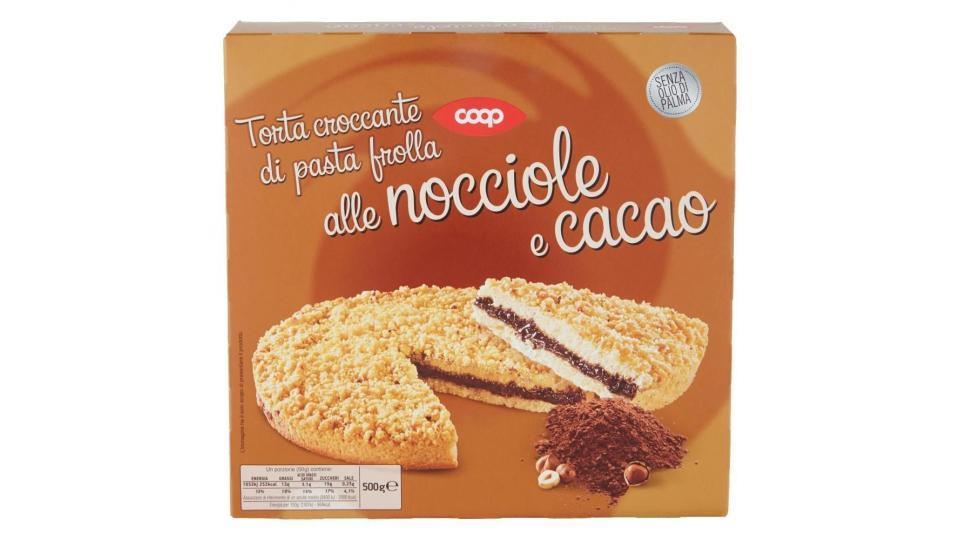 Torta Croccante Di Pasta Frolla Alle Nocciole E Cacao