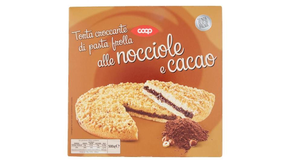 Torta Croccante Di Pasta Frolla Alle Nocciole E Cacao