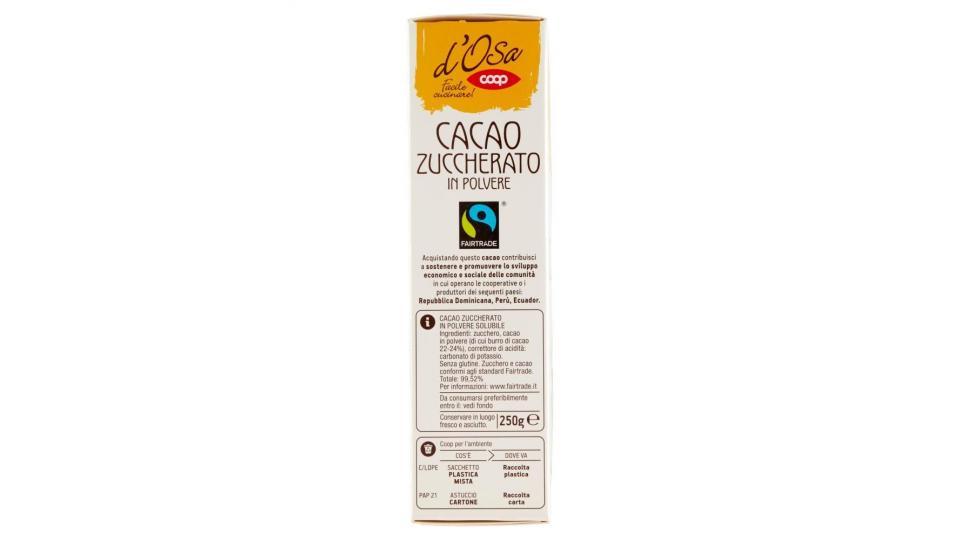 Ristora cacao zuccherato