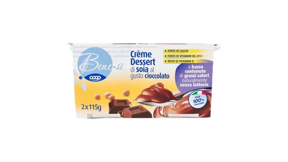 Crème Dessert Di Soia Al Gusto Cioccolato