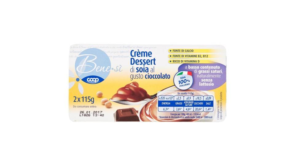 Crème Dessert Di Soia Al Gusto Cioccolato