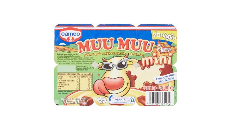 Cameo Muu Muu Mini Vaniglia 6x50 G