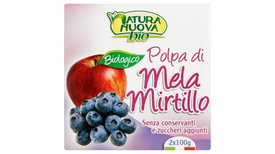 Natura Nuova Bio Polpa Di Mela Mirtillo