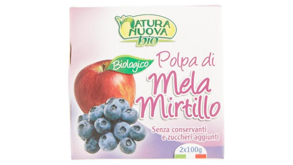 Natura Nuova Bio Polpa Di Mela Mirtillo