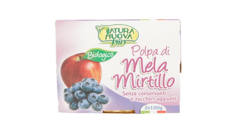 Natura Nuova Bio Polpa Di Mela Mirtillo