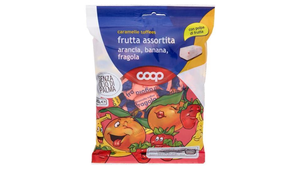 Caramelle Toffees Frutta Assortita Arancia, Banana, Fragola