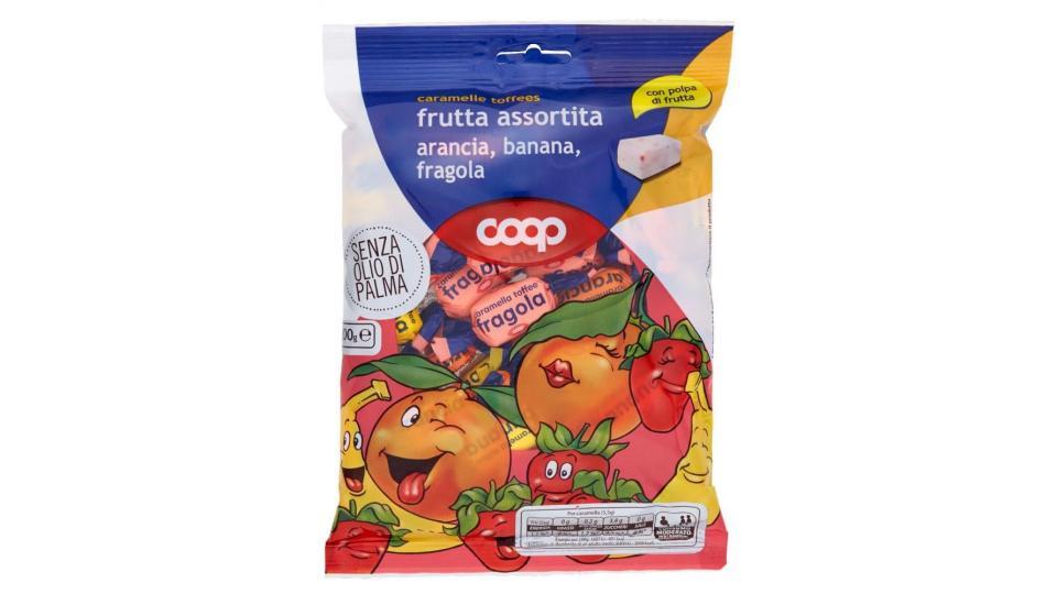 Caramelle Toffees Frutta Assortita Arancia, Banana, Fragola