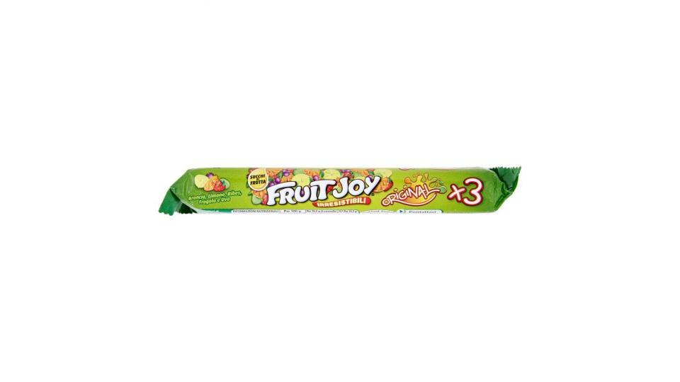Nestlé Fruit Joy Original Caramelle Gommose Ai Gusti Di Frutta 3 Tubi Da