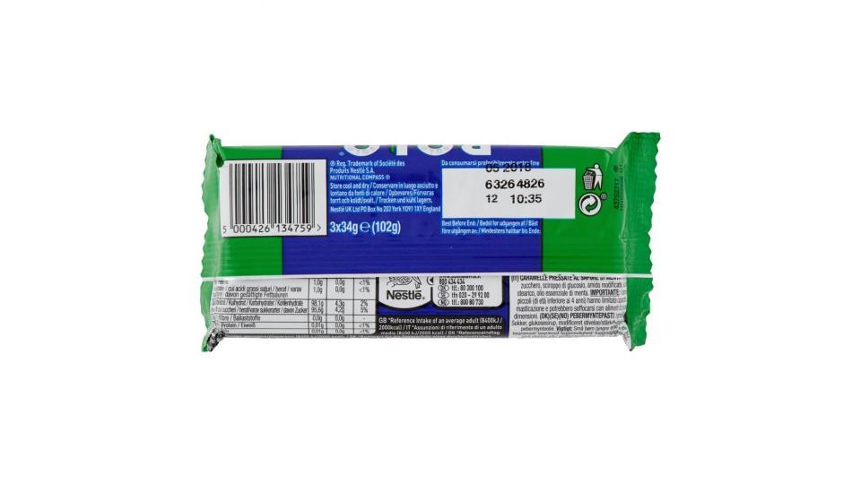 Nestlé Polo Original Caramelle Alla Menta 3 Tubi Da