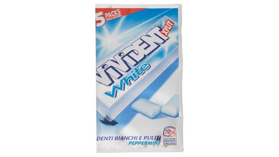 Vivident Xylit White Peppermint 5 Packs