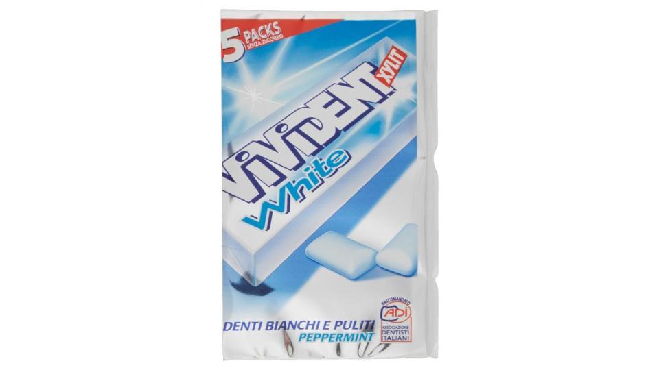 Vivident Xylit White Peppermint 5 Packs
