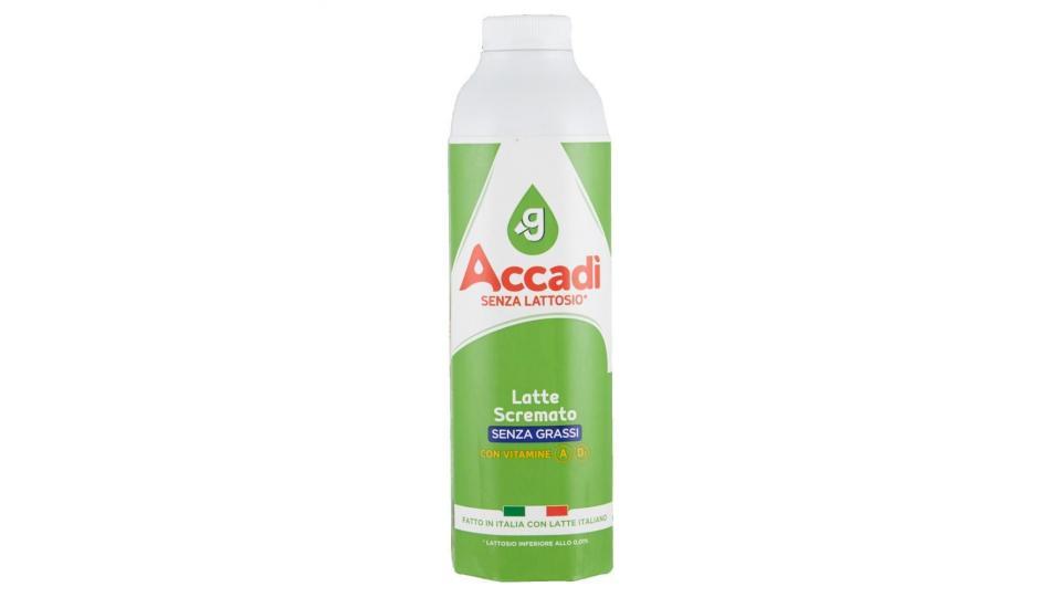 Accadì Latte Scremato Senza Grassi Con Vitamine A D3