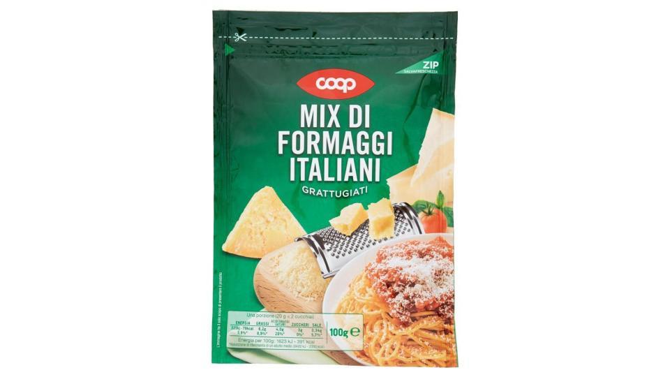 Mix Di Formaggi Italiani Grattugiati