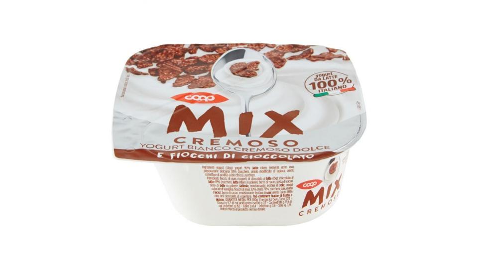 Mix Cremoso Yogurt Bianco Cremoso Dolce E Fiocchi Di Cioccolato