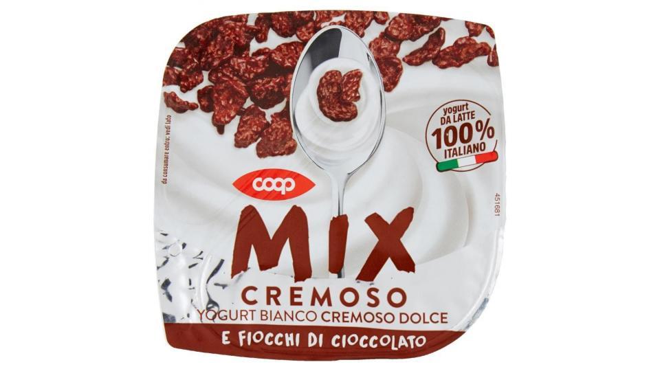Mix Cremoso Yogurt Bianco Cremoso Dolce E Fiocchi Di Cioccolato