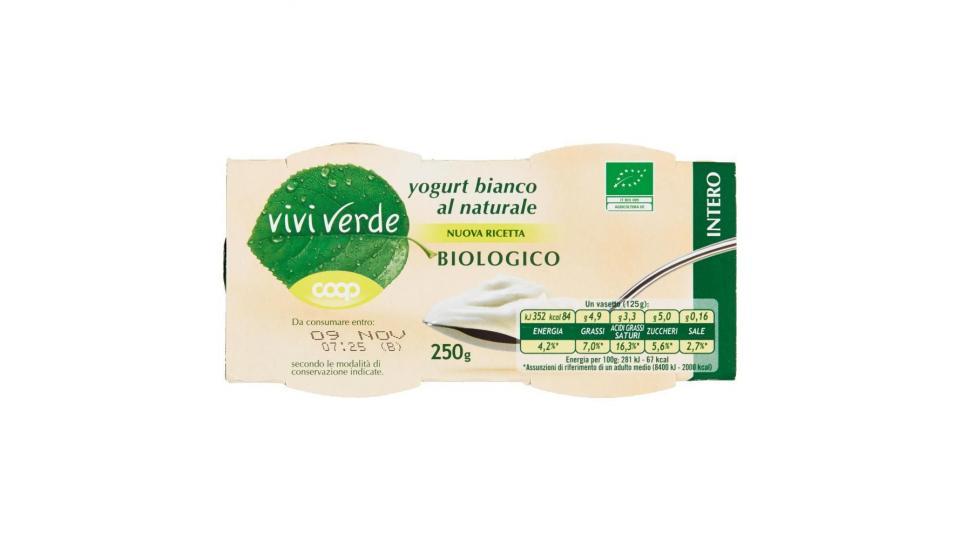 Yogurt Bianco Al Naturale Biologico Intero