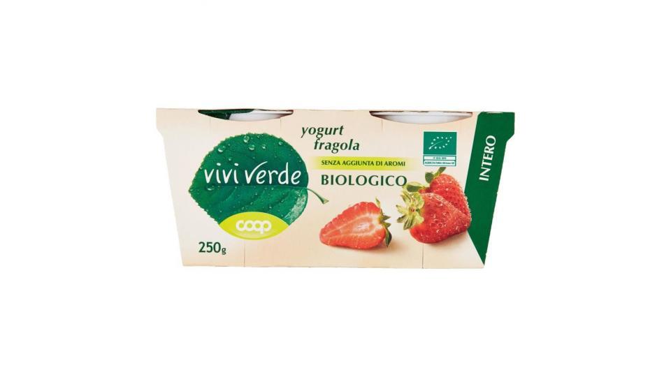 Yogurt Fragola Biologico Intero
