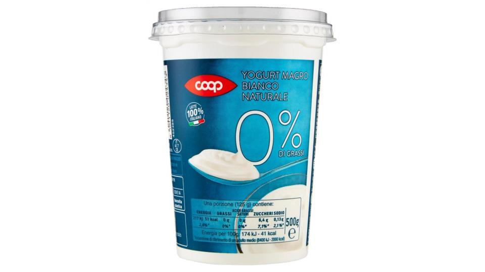 0% Di Grassi Yogurt Magro Bianco Naturale