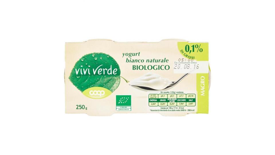 Yogurt Bianco Naturale Biologico Magro