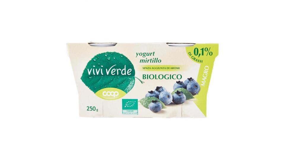 Yogurt Mirtillo Biologico Magro