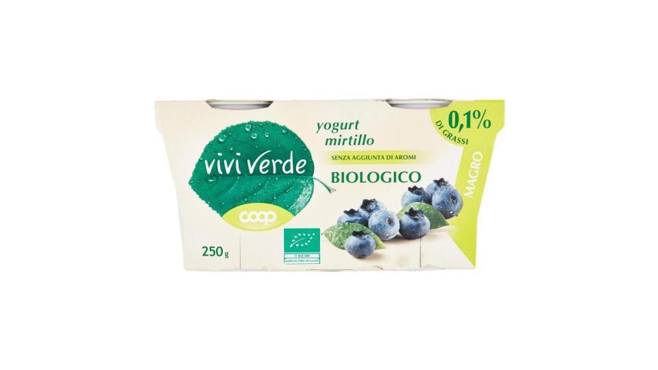 Yogurt Mirtillo Biologico Magro