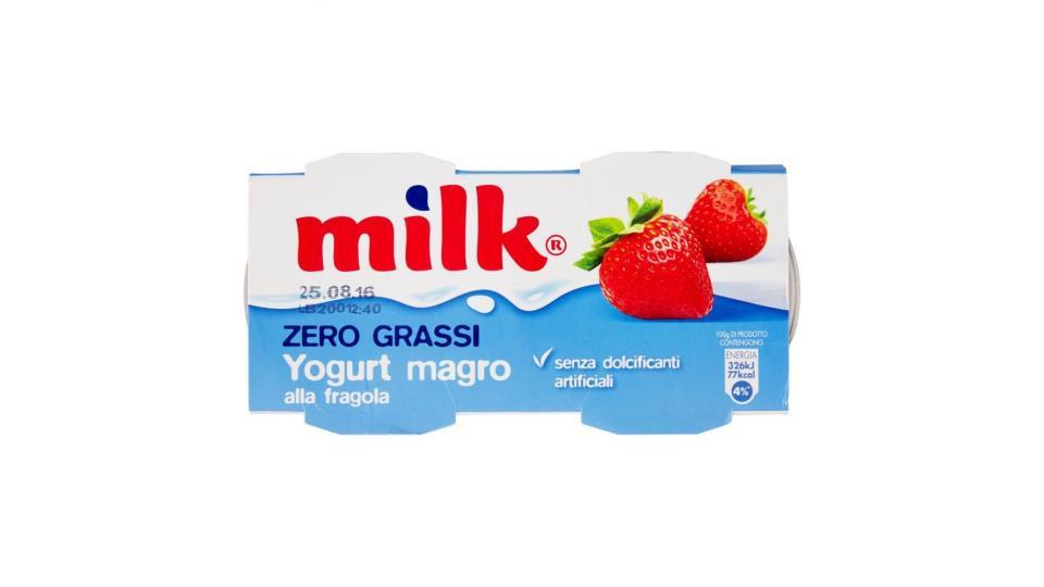 Milk Zero Grassi Yogurt Magro Alla Fragola