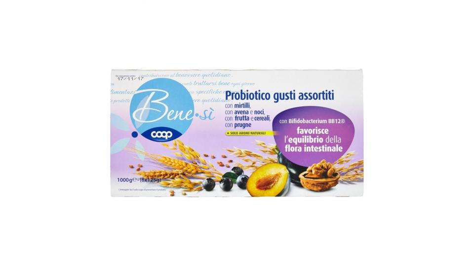 Probiotico Gusti Assortiti Con Mirtilli, Con Avena E Noci, Con Frutta E Cereali, Con Prugne 8x125 G