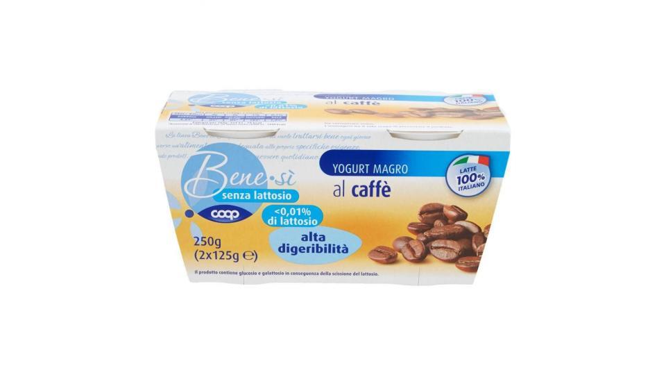 Senza Lattosio Yogurt Magro Al Caffè Alta Digeribilità