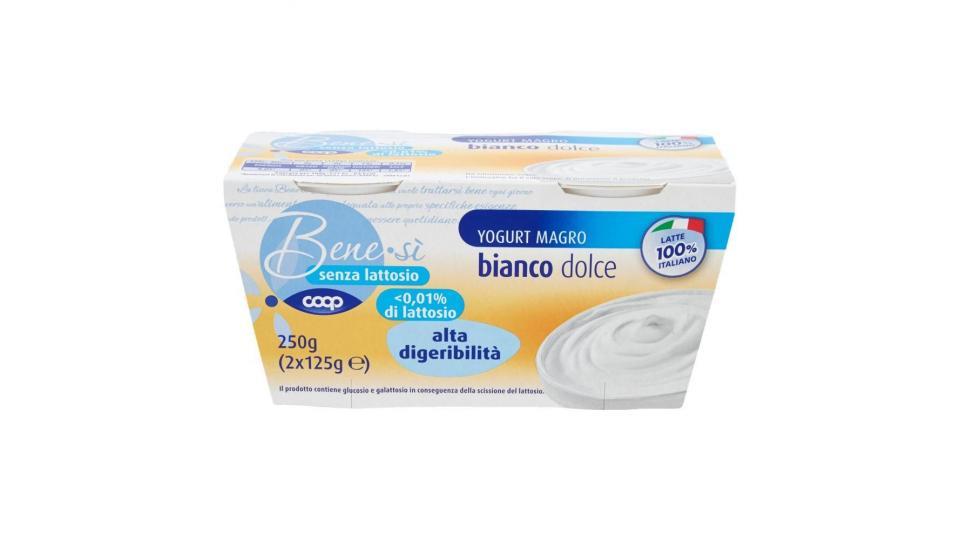 Senza Lattosio Yogurt Magro Bianco Dolce Alta Digeribilità