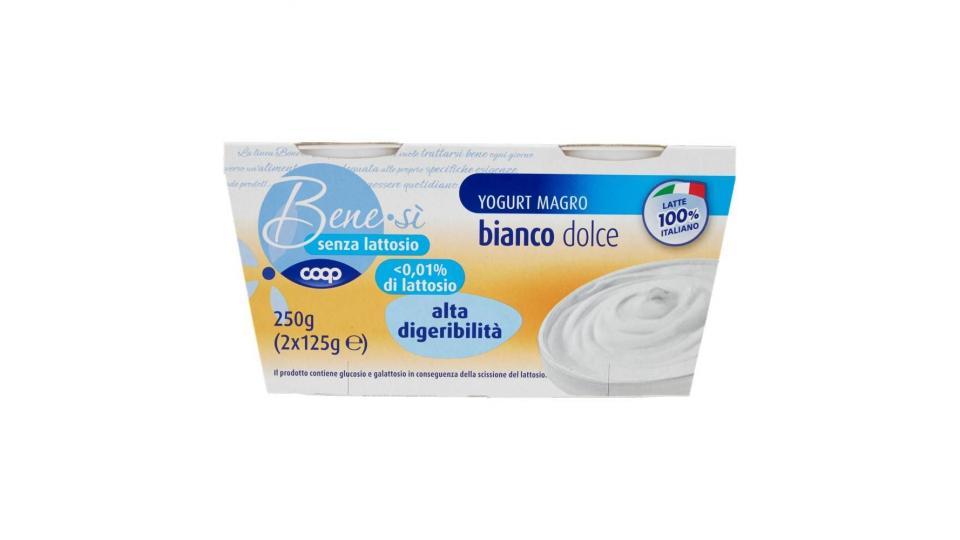 Senza Lattosio Yogurt Magro Bianco Dolce Alta Digeribilità