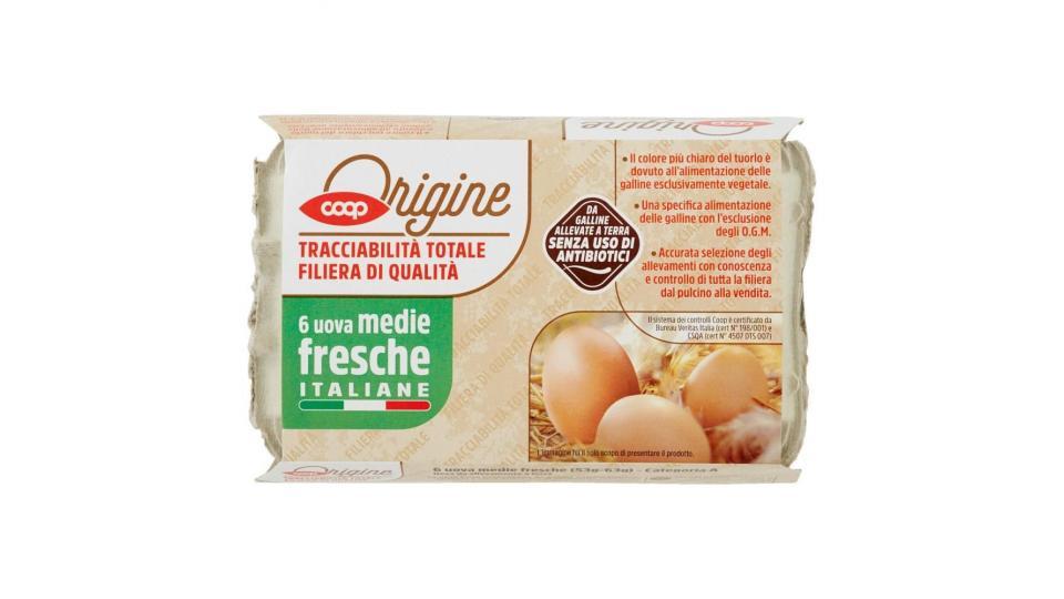 6 Uova Medie Fresche Italiane