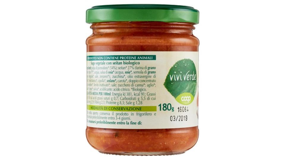 Ragù Vegetale Con Seitan Biologico