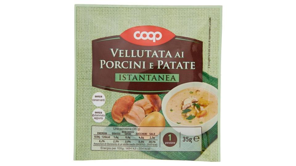 Vellutata Ai Porcini E Patate Istantanea