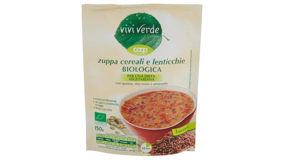 Zuppa Cereali E Lenticchie Biologica