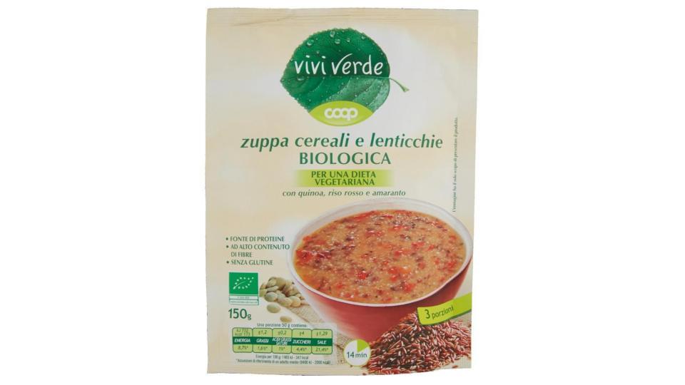 Zuppa Cereali E Lenticchie Biologica