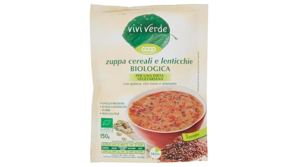 Zuppa Cereali E Lenticchie Biologica