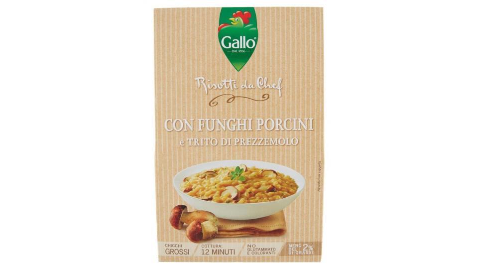 Gallo Risotti Da Chef Con Funghi Porcini E Trito Di Prezzemolo