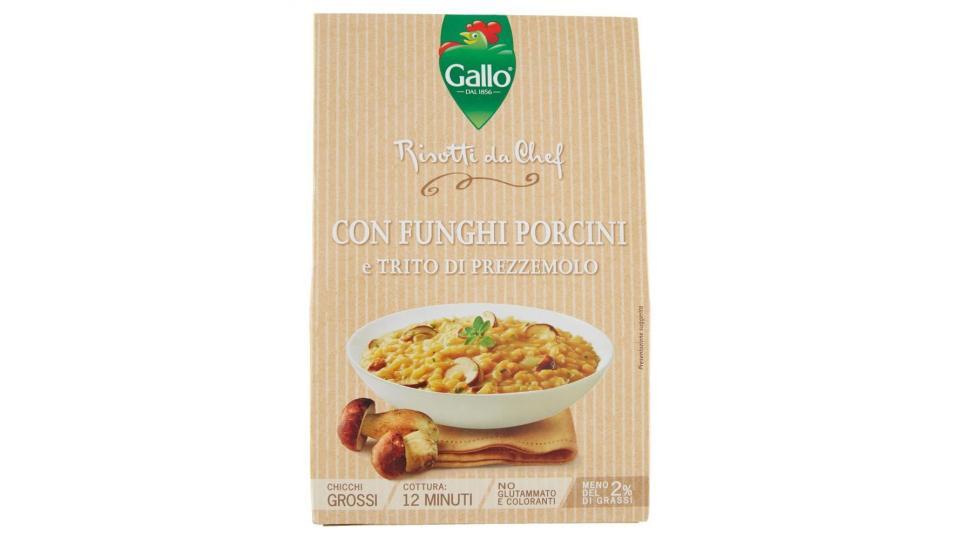 Gallo Risotti Da Chef Con Funghi Porcini E Trito Di Prezzemolo