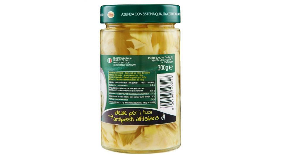 Ponti carciofi tagliati